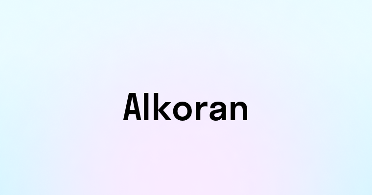 Alkoran