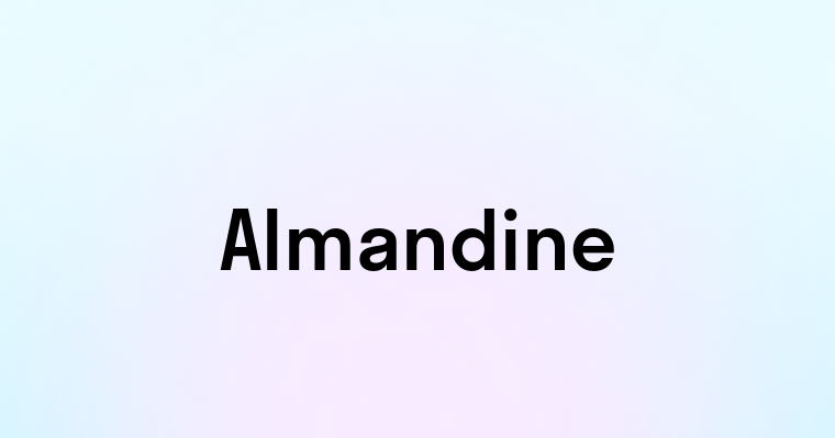 Almandine