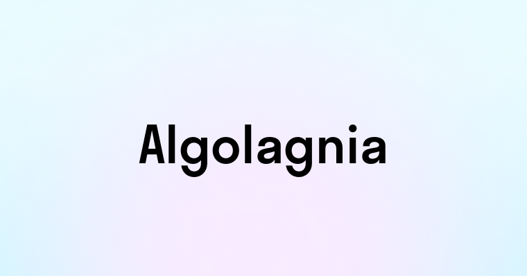 Algolagnia