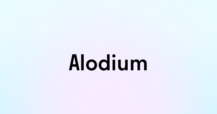 Alodium