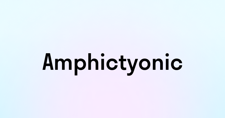 Amphictyonic