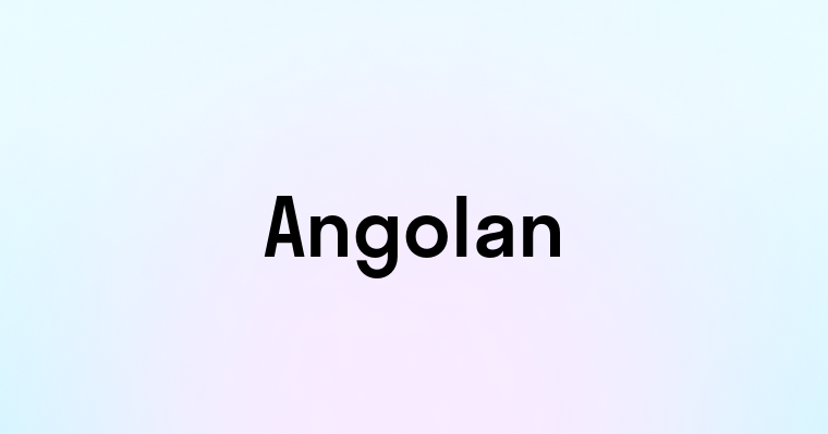 Angolan