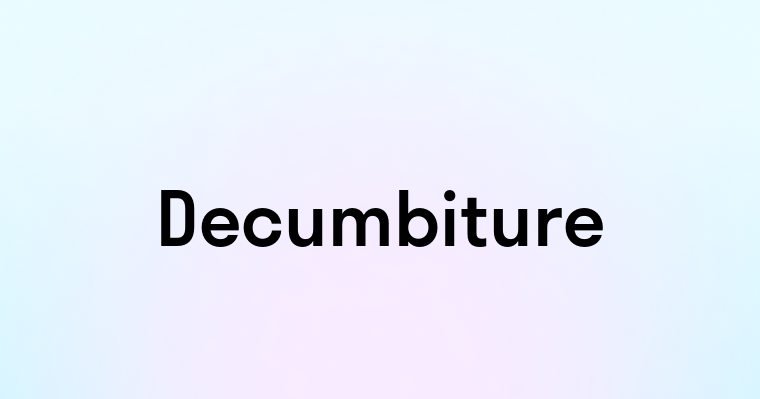 Decumbiture