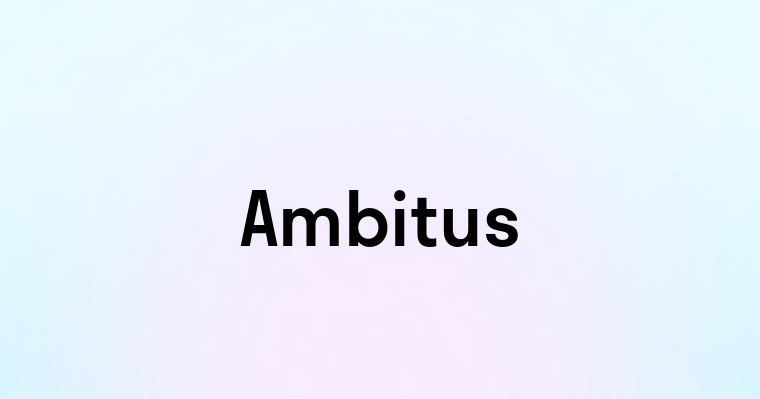 Ambitus