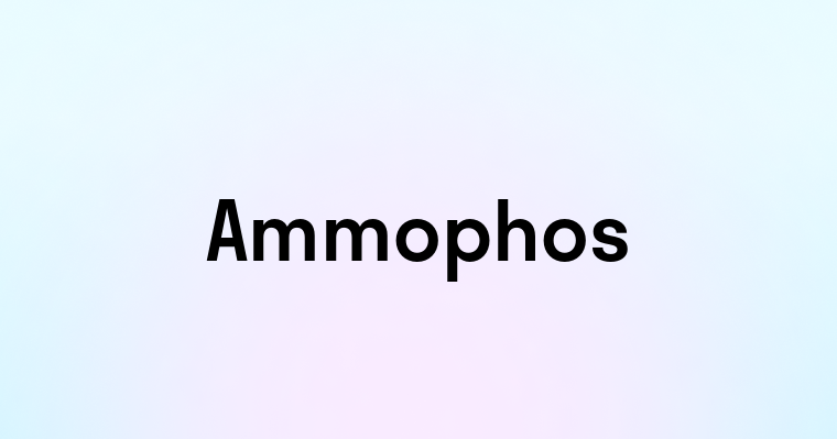 Ammophos