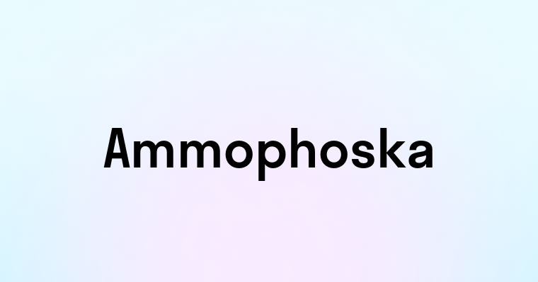 Ammophoska