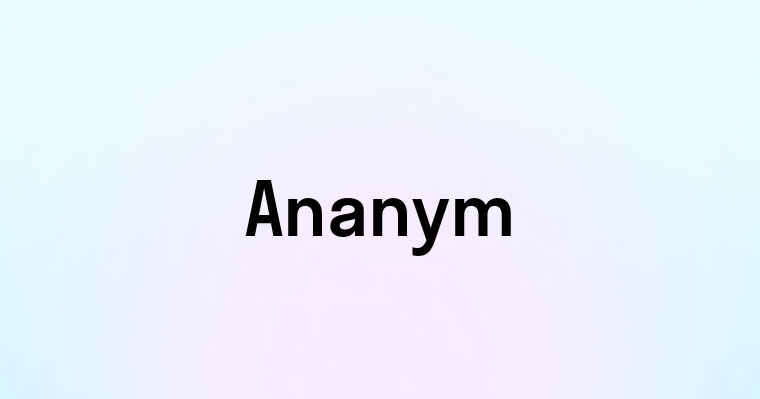 Ananym