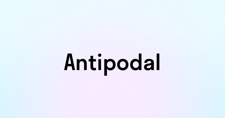 Antipodal