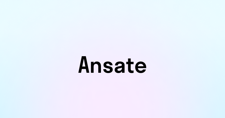 Ansate