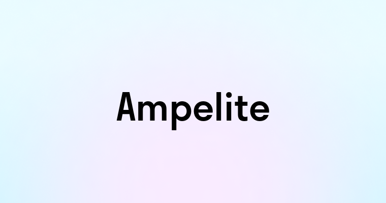 Ampelite