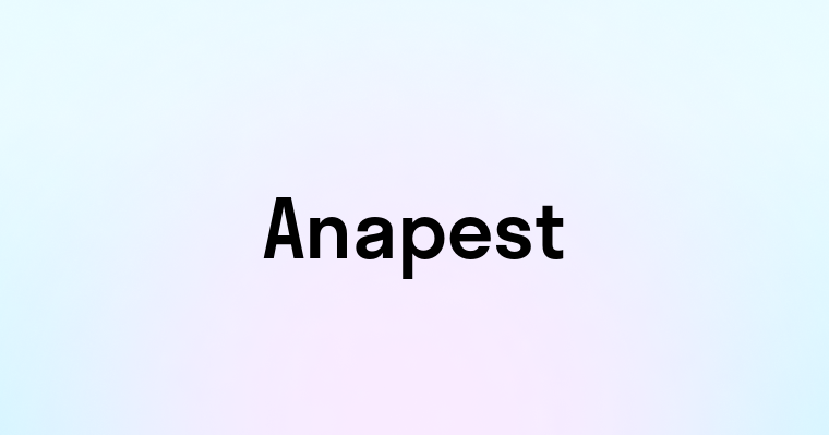 Anapest