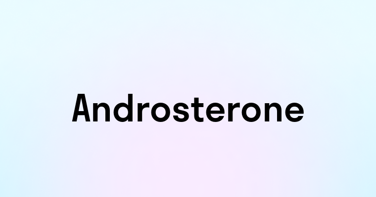 Androsterone