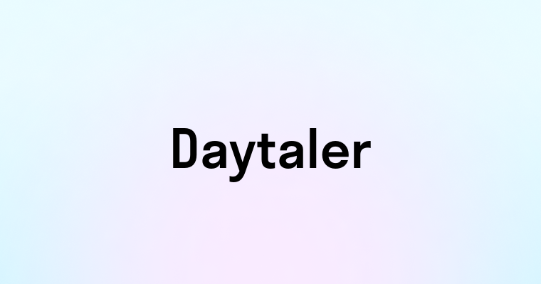 Daytaler