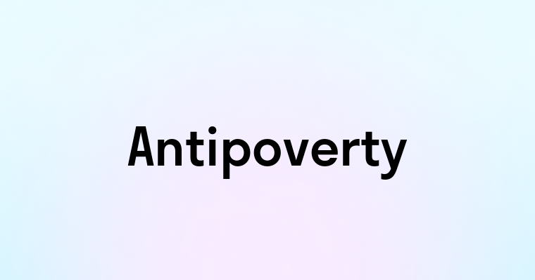 Antipoverty