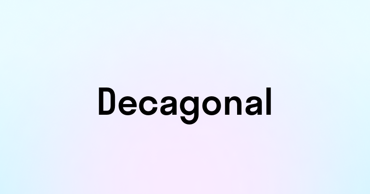 Decagonal