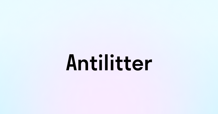 Antilitter