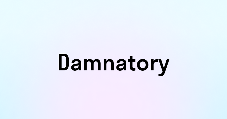 Damnatory