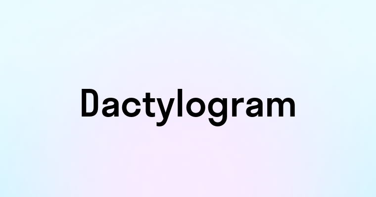 Dactylogram