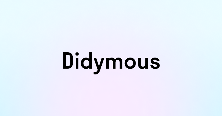 Didymous