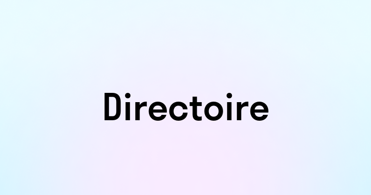 Directoire