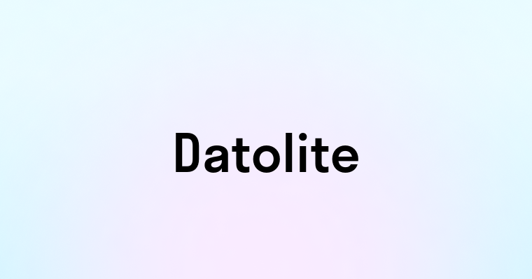 Datolite