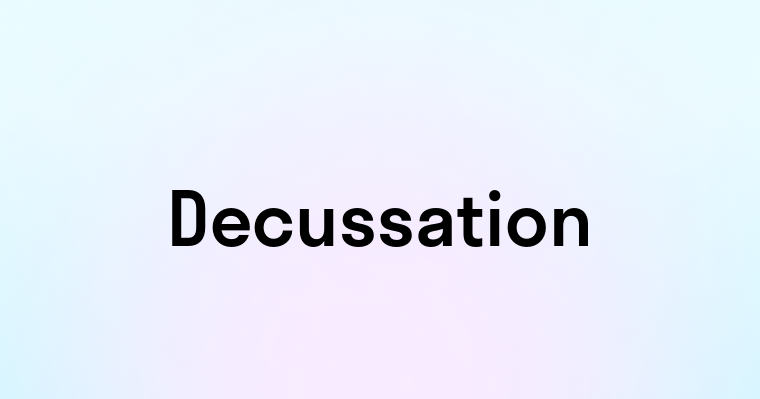 Decussation