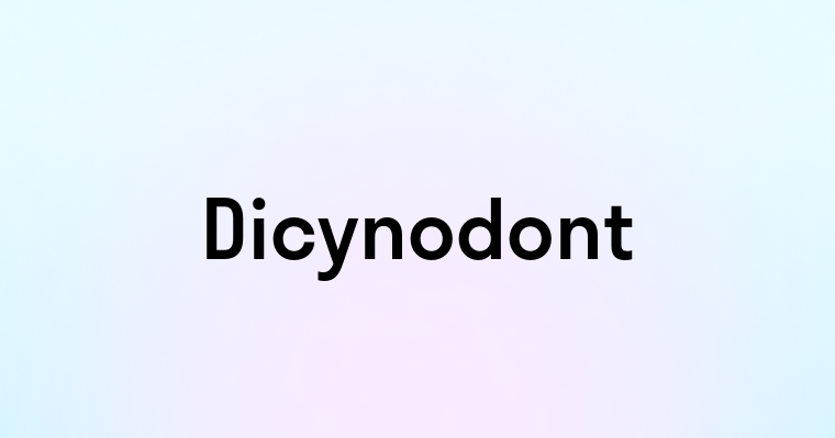 Dicynodont