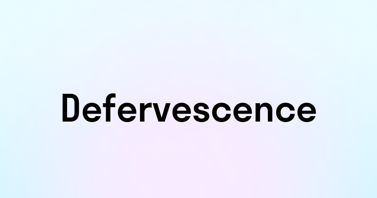 Defervescence