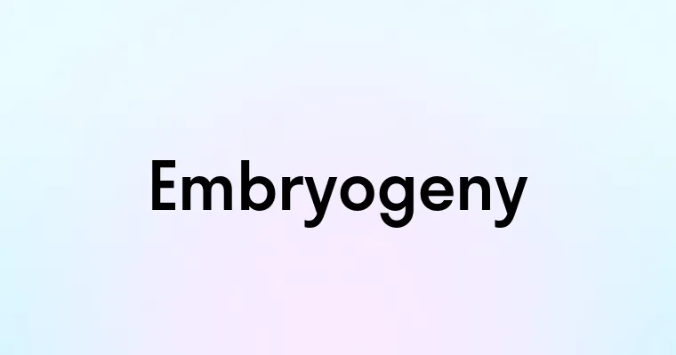 Embryogeny