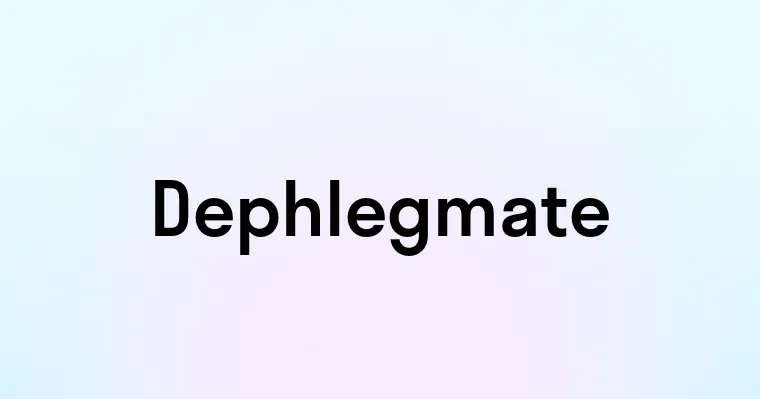 Dephlegmate