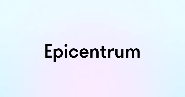 Epicentrum