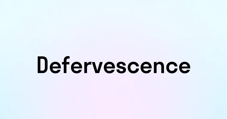 Defervescence