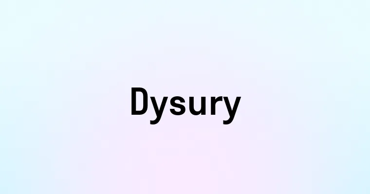 Dysury