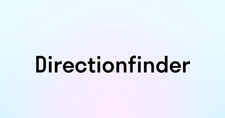 Directionfinder