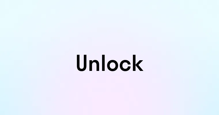 Unlock