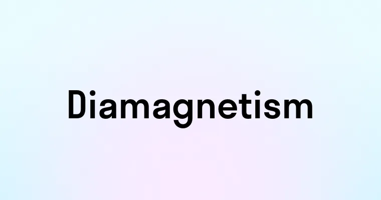 Diamagnetism