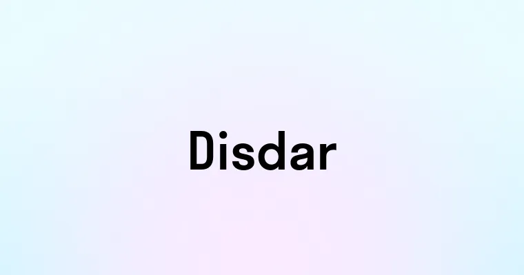 Disdar