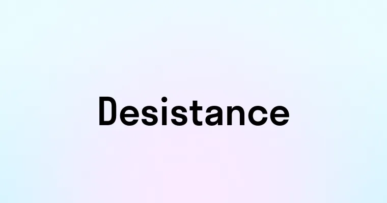 Desistance