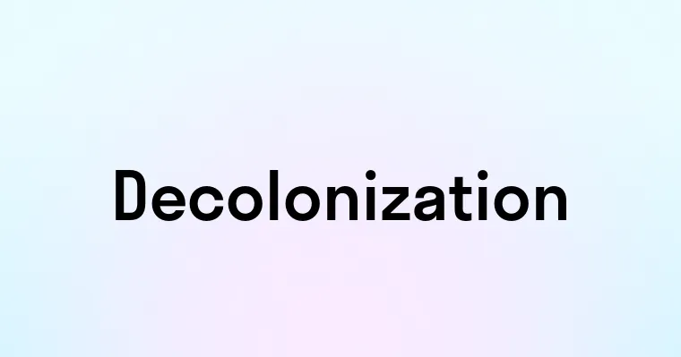 Decolonization