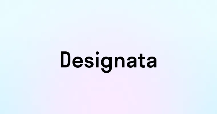 Designata