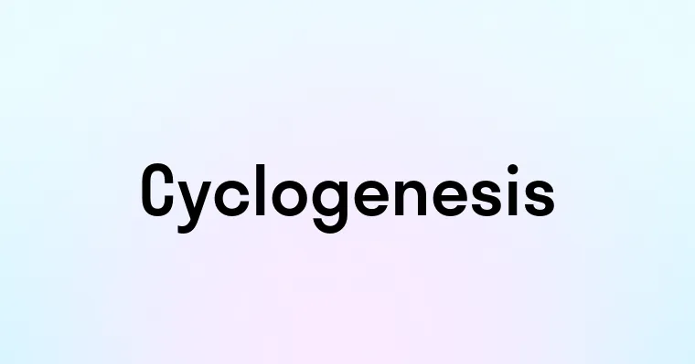 Cyclogenesis