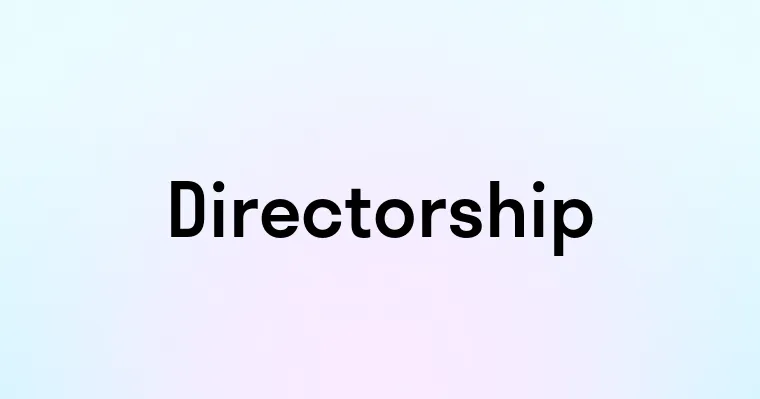 Directorship