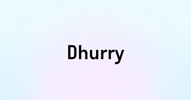 Dhurry