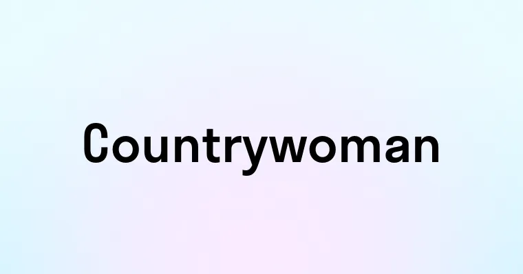 Countrywoman