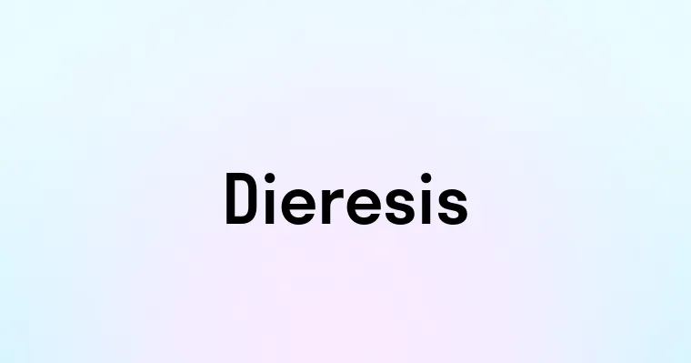 Dieresis