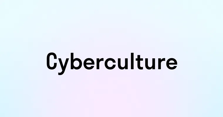 Cyberculture