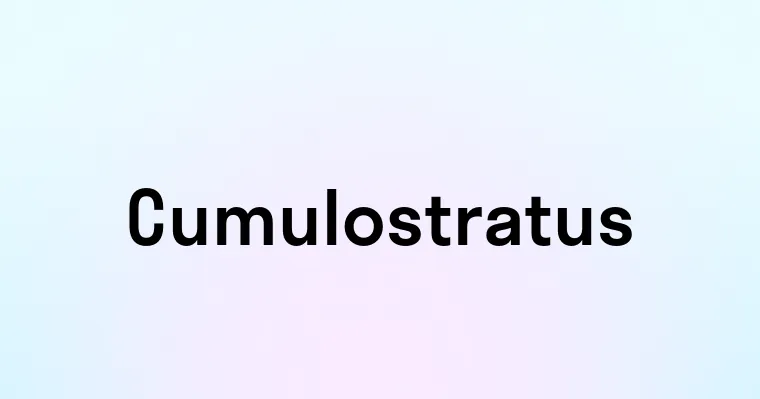 Cumulostratus