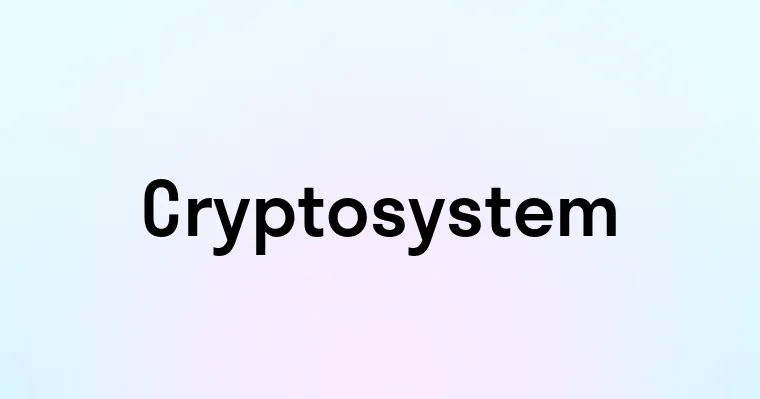 Cryptosystem