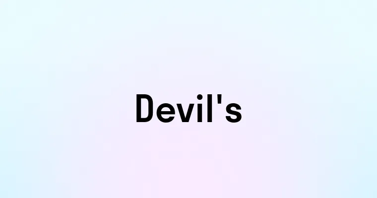 Devil's