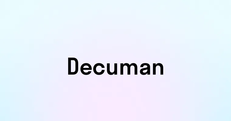 Decuman